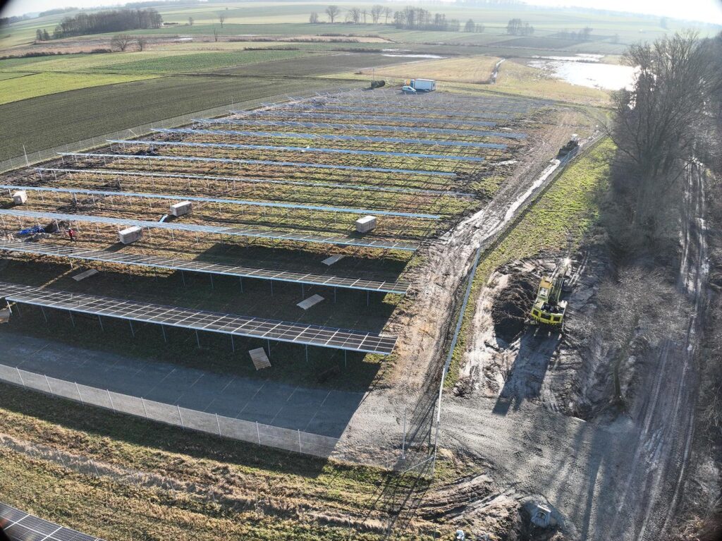 Farma PV Ciecierzyn – budowa konstrukcji i przyłącza